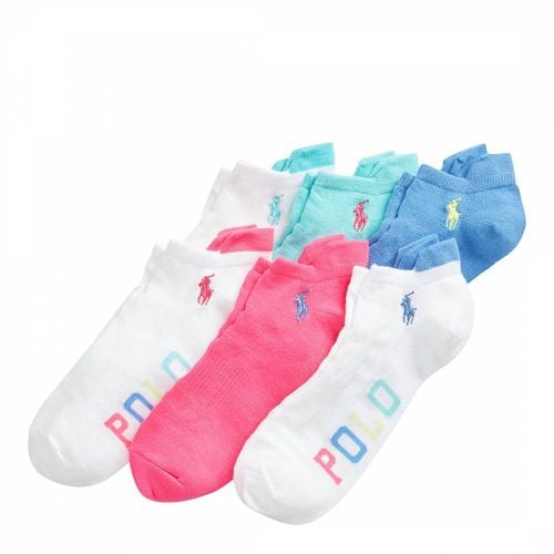 Multi 6 Pack Logo Stretch Socks - Polo Ralph Lauren - Modalova