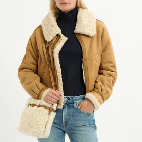 Camel Shearling Jacket - Polo Ralph Lauren - Modalova