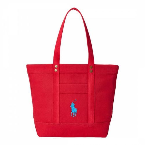 Red Big Pony Canvas Tote Bag - Polo Ralph Lauren - Modalova