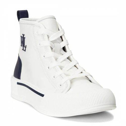 Dakota High Top Leather Trainers - Lauren Ralph Lauren - Modalova