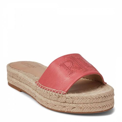 Polly Leather Espadrille Sandals - Lauren Ralph Lauren - Modalova