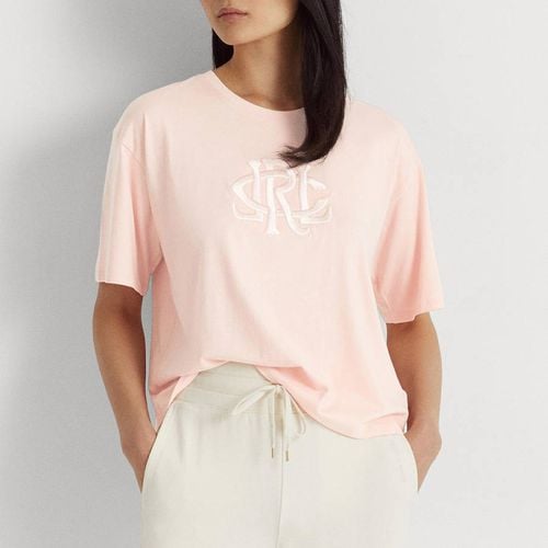 Pale Oversized Cotton Blend T-Shirt - Lauren Ralph Lauren - Modalova