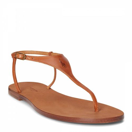 Tan Leather Sandals - Polo Ralph Lauren - Modalova