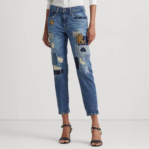 Blue Relaxed Tapered Stretch Jeans - Lauren Ralph Lauren - Modalova