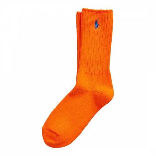 Embroidered Logo Cotton Blend Socks - Polo Ralph Lauren - Modalova