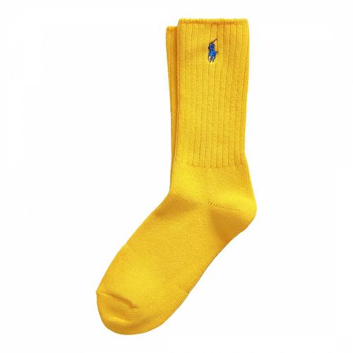 Embroidered Logo Cotton Blend Socks - Polo Ralph Lauren - Modalova