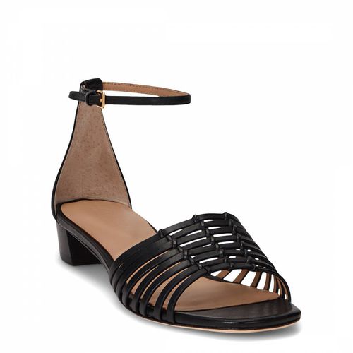 Fionna Burnished Leather Sandals - Lauren Ralph Lauren - Modalova