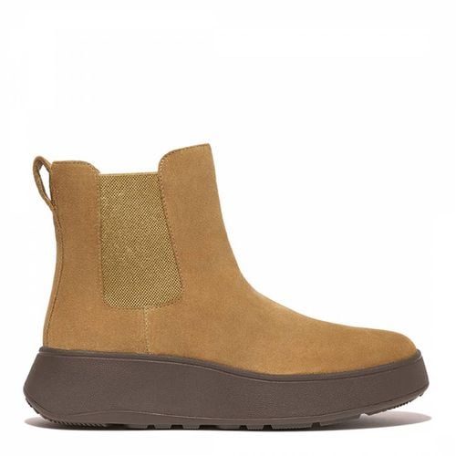 Tan F Mode Suede Flatform Chelsea Boot - FitFlop - Modalova