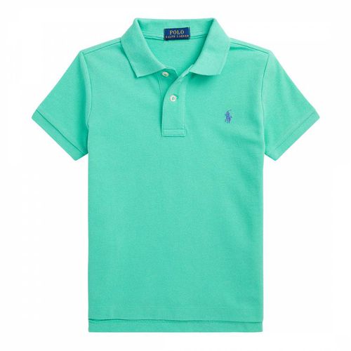 Younger Boy′s Turquoise Iconic Cotton Polo Shirt - Polo Ralph Lauren - Modalova