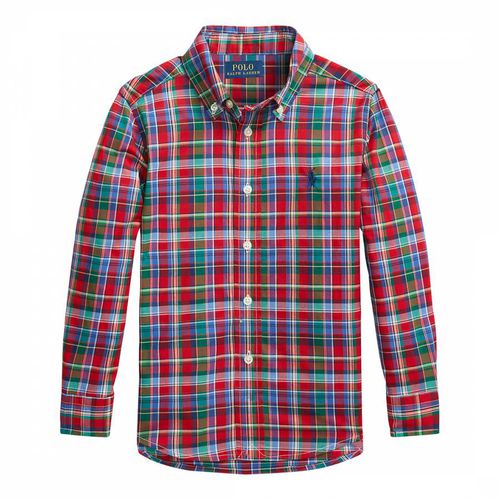 Younger Boy′s Plaid Cotton Poplin Shirt - Polo Ralph Lauren - Modalova