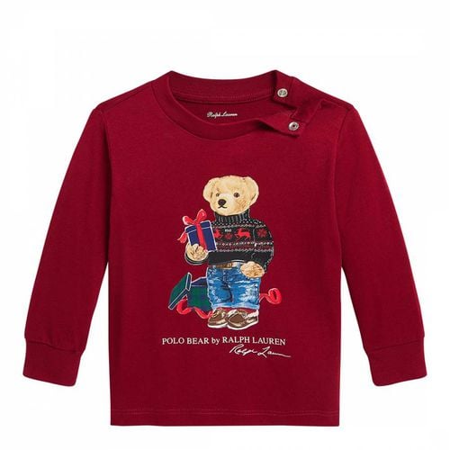 Baby Boy′s Teddy Logo Long Sleeve T-shirt - Polo Ralph Lauren - Modalova