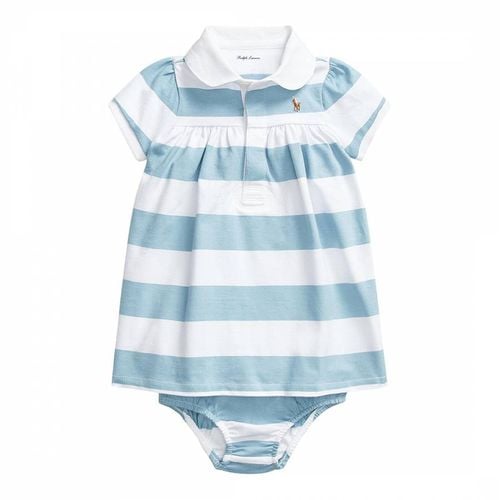 Baby Girl′s Pale Striped Cotton Dress & Bloomer Set - Polo Ralph Lauren - Modalova