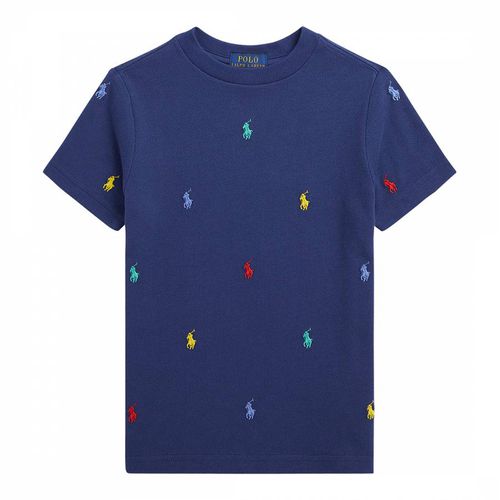 Younger Boy′s Dark Pony Print Cotton T-Shirt - Polo Ralph Lauren - Modalova