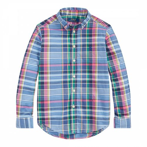 Older Boy′s Gingham Cotton Poplin Shirt - Polo Ralph Lauren - Modalova