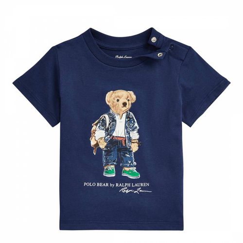 Baby Boy′s Dark Teddy Logo Cotton T-Shirt - Polo Ralph Lauren - Modalova