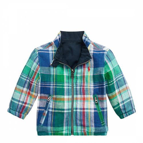 Baby Boy′s Check Reversible Linen Jacket - Polo Ralph Lauren - Modalova