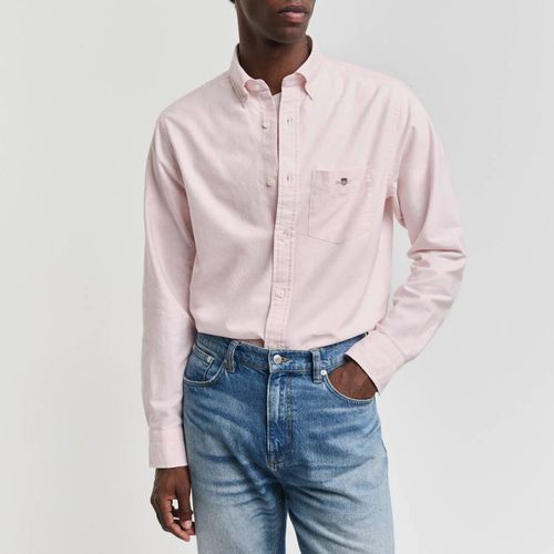 Pale Pink Regular Oxford Shield Shirt - Gant - Modalova