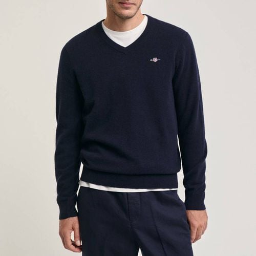 Extra Fine Lambswool V-Neck Jumper - Gant - Modalova