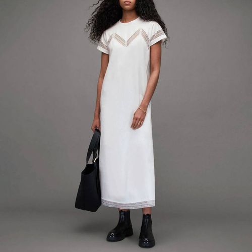 White Anna Lace Maxi Dress - AllSaints - Modalova