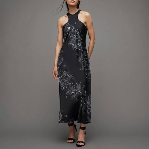 Black Betina Diana Dress - AllSaints - Modalova