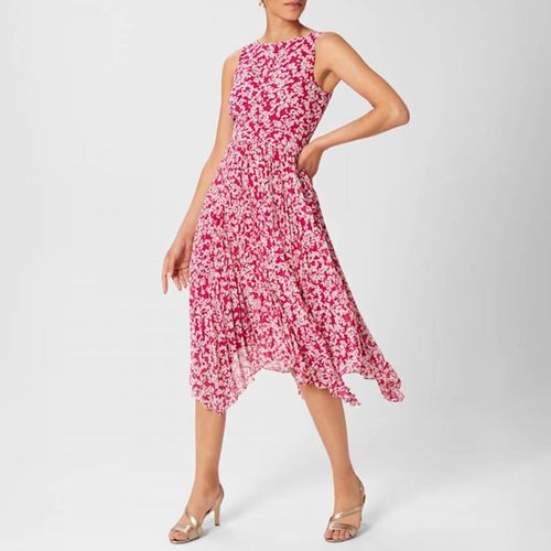 Pink Talisa Midi Dress - Hobbs London - Modalova