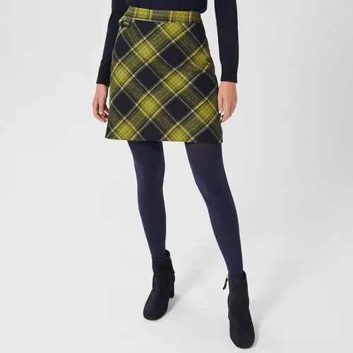 Green Arianne Wool Mini Skirt - Hobbs London - Modalova