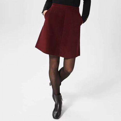 Red Ria Cord Skirt - Hobbs London - Modalova