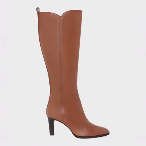 Brown Leather Annabel Long Boot - Hobbs London - Modalova