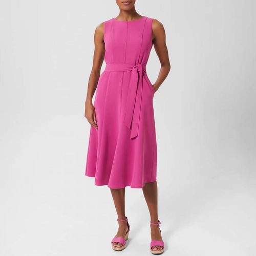 Pink Rory Tie Dress - Hobbs London - Modalova