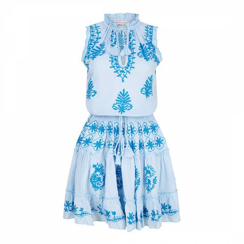 Blue Celon Mini Dress - Pranella - Modalova