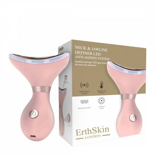 Neck &Amp;Amp; Jawline Definer Led Anti-Ageing System Pink Colour - ERTH SKIN - Modalova