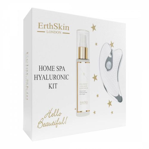 Home Spa Hyaluronic Kit Sonic Guasha + Hyaluronic Acid Serum - ERTH SKIN - Modalova