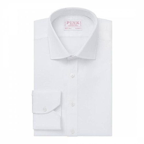 Basketweave Classic Fit Formal Cotton Shirt - Thomas Pink - Modalova