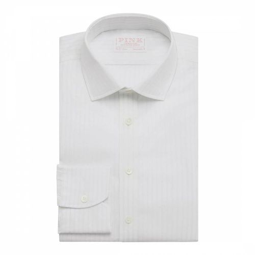 Stripe Tailored Fit Cotton Shirt - Thomas Pink - Modalova