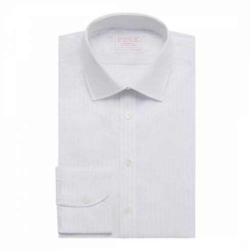 Stripe Tailored Fit Cotton Shirt - Thomas Pink - Modalova