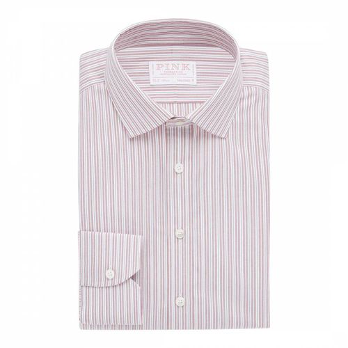 Stripe Tailored Fit Cotton Shirt - Thomas Pink - Modalova