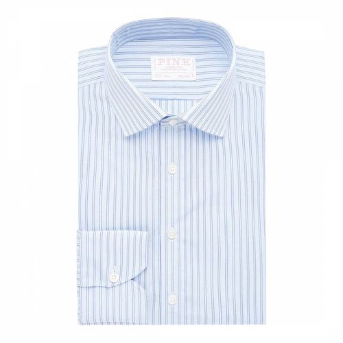 Stripe Tailored Fit Cotton Shirt - Thomas Pink - Modalova