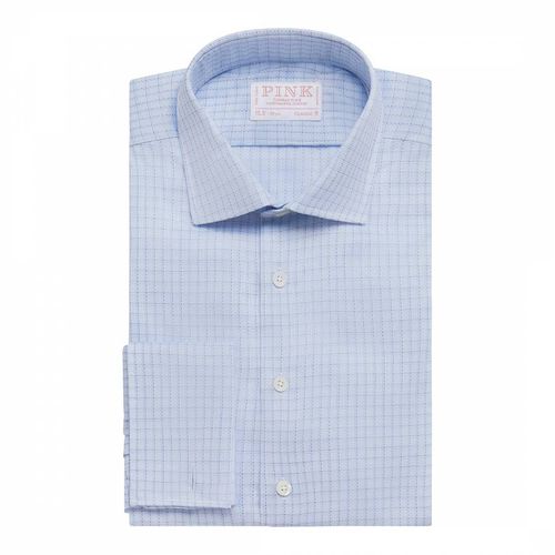 Micro Check Classic Fit Cotton Shirt - Thomas Pink - Modalova