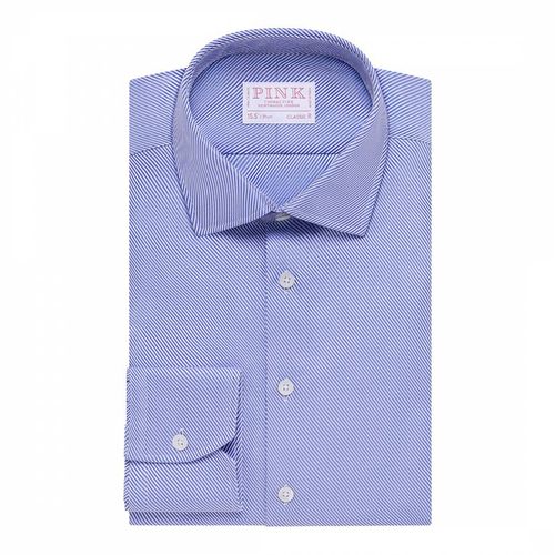 Jacquard Stripe Classic Fit Cotton Shirt - Thomas Pink - Modalova