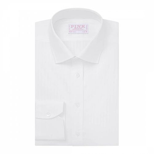 Tonal Stripe Slim Fit Cotton Shirt - Thomas Pink - Modalova