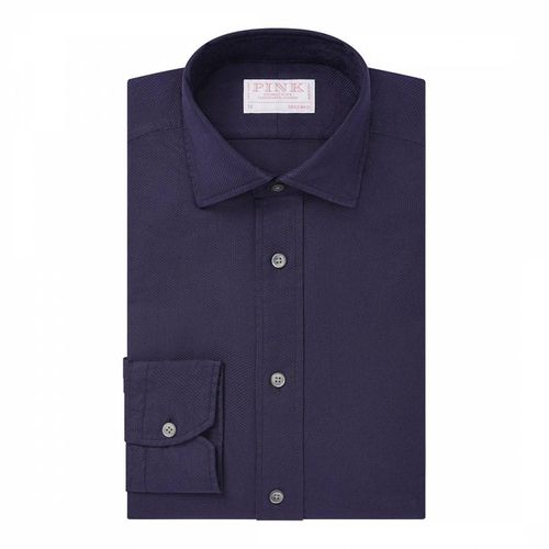 Tailored Fit Dobby Cotton Shirt - Thomas Pink - Modalova