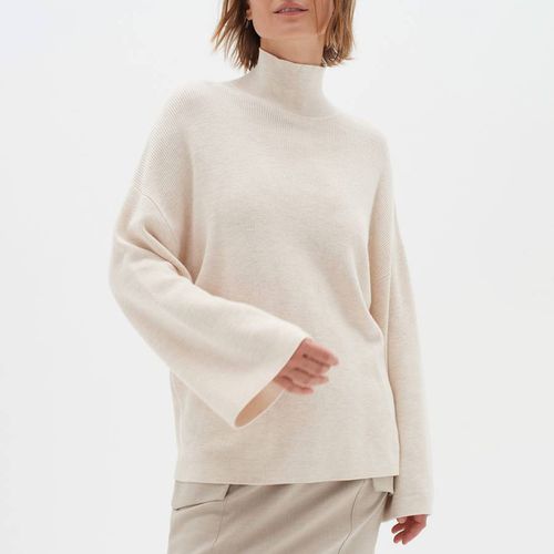 Cream Cashmere Cotton Blend Jumper - Inwear - Modalova