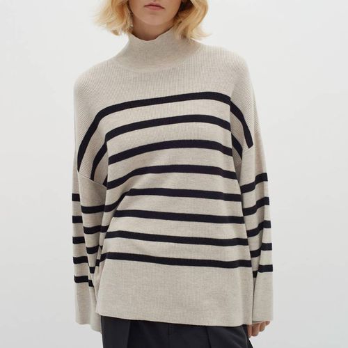 Beige Stripe Cashere Blend Gitali Jumper - Inwear - Modalova