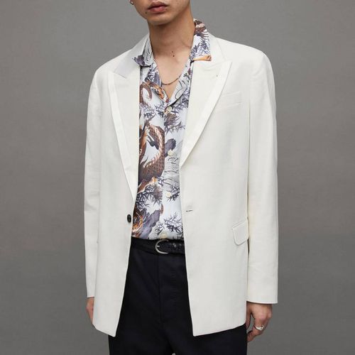 White Canis Single Breasted Blazer - AllSaints - Modalova