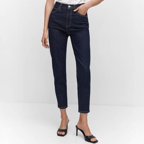 Blue Mom Comfort High-Rise Jeans - Mango - Modalova