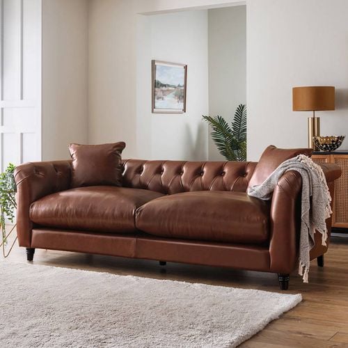 The Soho Large Sofa Leather Brown - The Great Sofa Company - Modalova