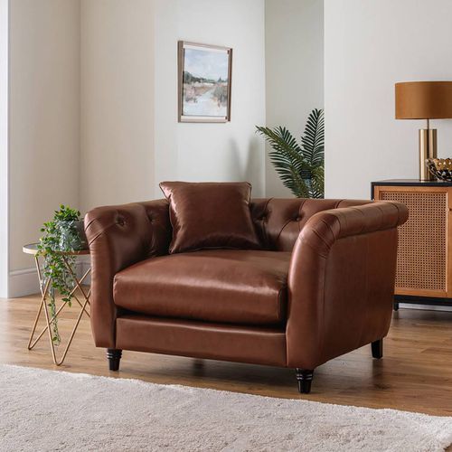 The Soho Armchair Leather Brown - The Great Sofa Company - Modalova