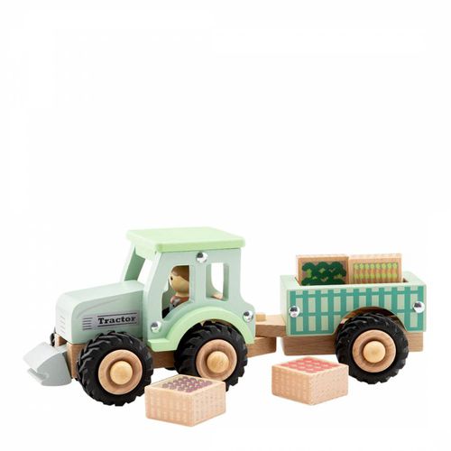 Tractor With Trailer Set Vegetables - New Classic Toys - Modalova