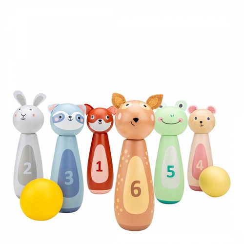 Animals Bowling Wooden Set - New Classic Toys - Modalova