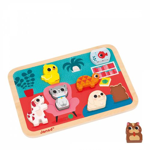 Pets Chunky Puzzle - Janod - Modalova